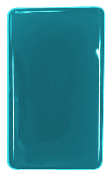 Thin Ocean Blue Fully Blank Backplate for Apple iPod Classic 6th 7th & iPod Video 5th 5.5 Enhanced
