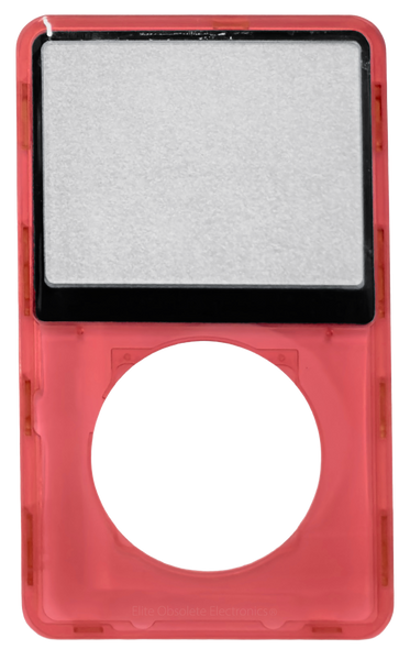 Red Crystal Clear Transparent Faceplate For Apple iPod Classic 6th 7th Generation A1238 Plastic