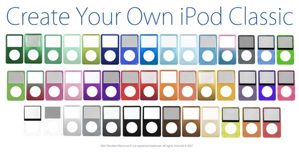 New Create Your Own Apple iPod Classic 6th & 7th Generation 80GB 120GB 160GB 650mah HDD A1238