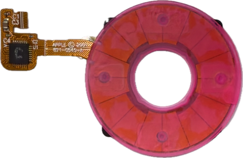 Atomic Pink Bubblegum Transparent Click Wheel Flex for Apple iPod Classic 6th 7th Generation