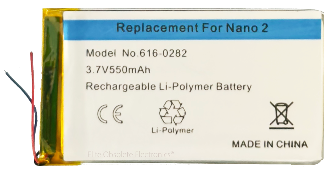 New 550mah Lithium-Polymer Battery for Apple iPod Nano 2nd Generation A1199