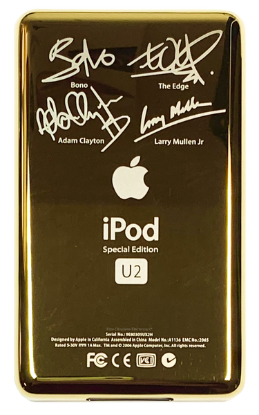 Thick Gold U2 Special Edition Backplate for Apple iPod Video 5th 5.5 & iPod Classic 6th 7th A1136 A1238