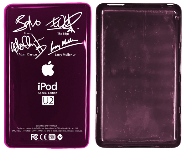 Thin Red Wine U2 Special Edition Backplate for Apple iPod Video 5th 5.5 A1136 & iPod Classic 6th 7th A1238