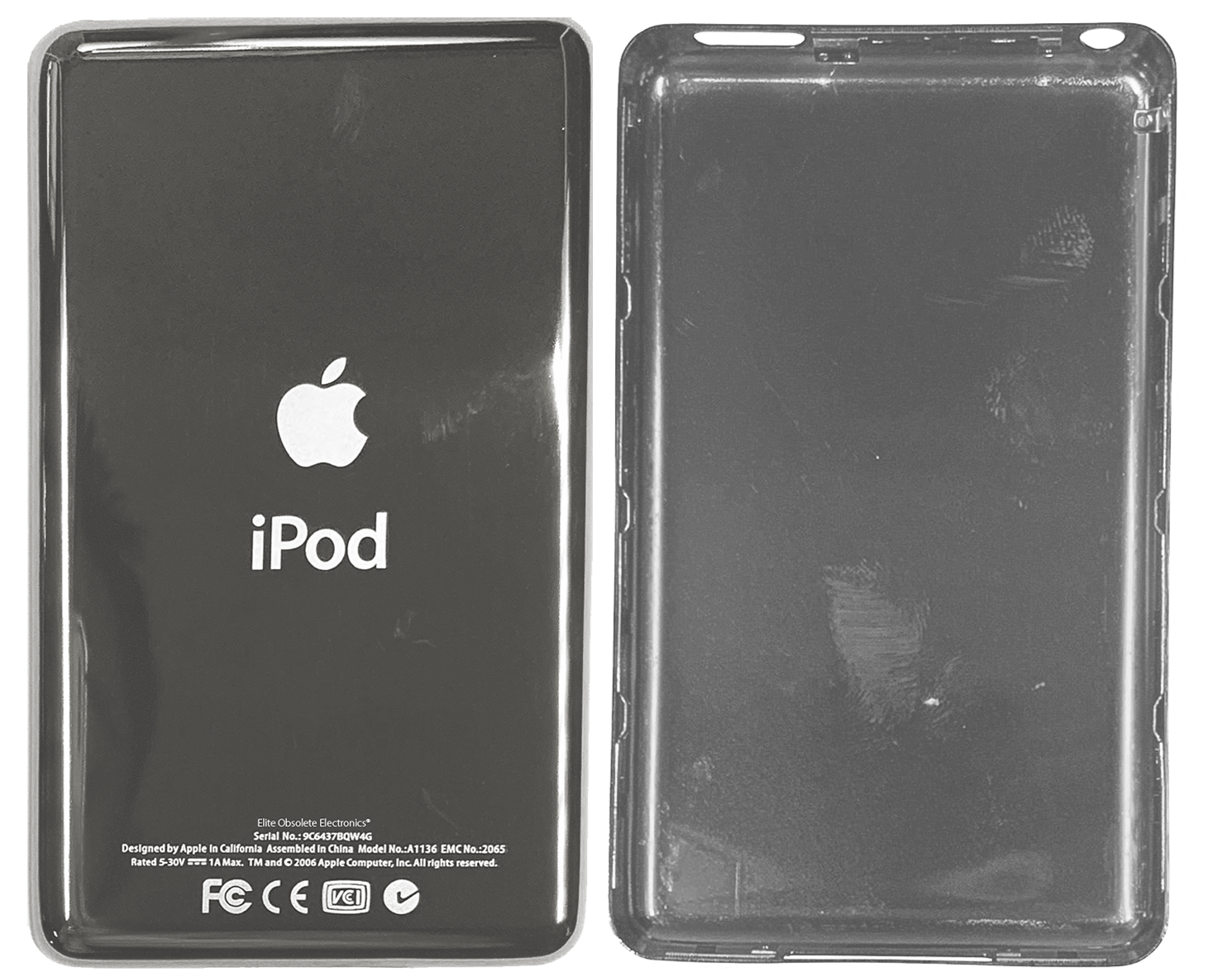 New Thick Silver Universal Backplate for Apple iPod Video 5th 5.5 New Thick Silver Universal Backplate for Apple iPod Video 5th 5.5