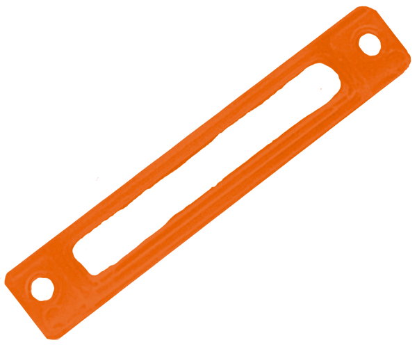 Solid Orange Dock Plastic Bezel for Apple iPod Video 5th 5.5 & Classic 6th 7th Thick & Thin A1136 A1238