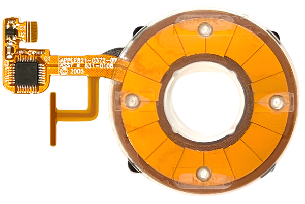 Fully Transparent Clear Click Wheel Flex for Apple iPod Video 5th 5.5 A1136