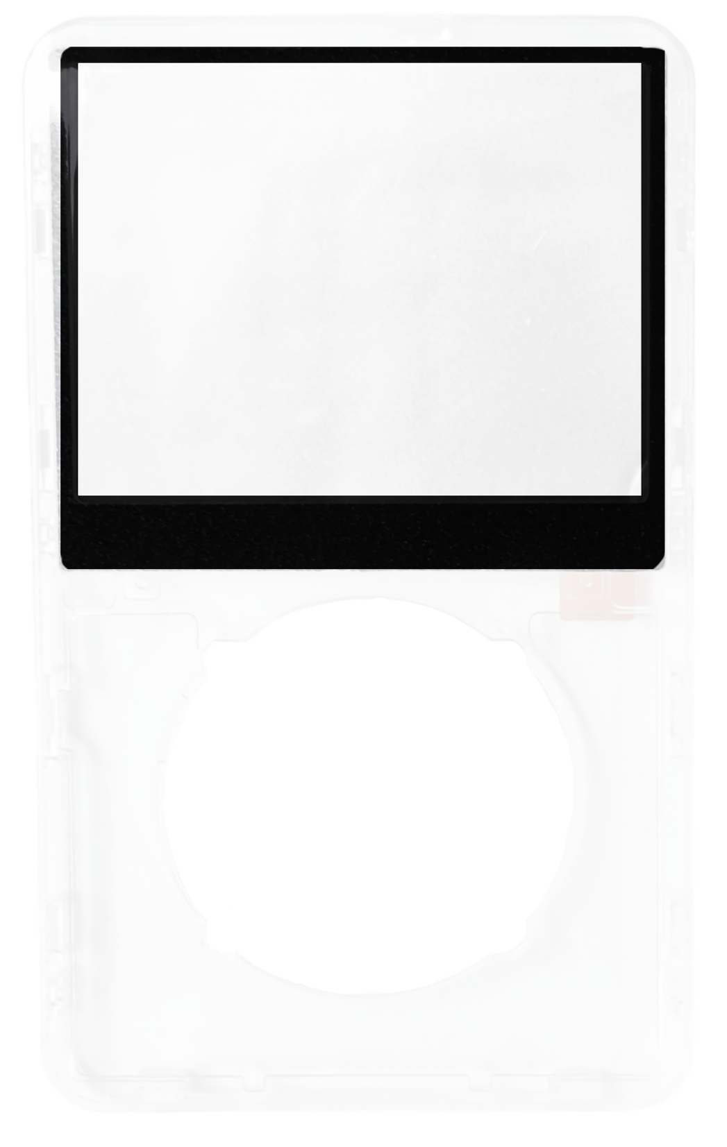 Crystal Clear Transparent Clear Faceplate For Apple iPod Video 5th & 5.5 Generation Plastic A1136