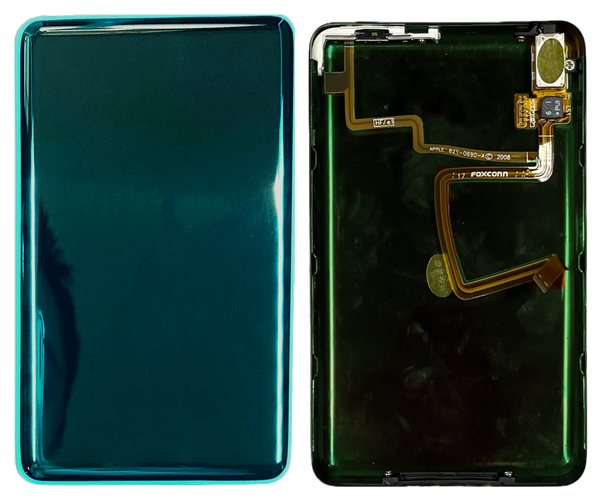 Thick Pine Green Fully Blank Backplate for Apple iPod Classic 6th 7th & iPod Video 5th 5.5 Enhanced