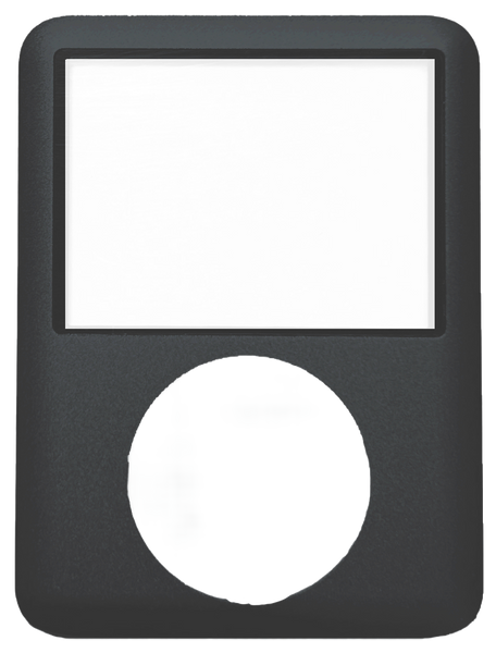 New Charcoal Gray Faceplate & Center Button for Apple iPod Nano 3rd Generation 4GB 8GB A1236