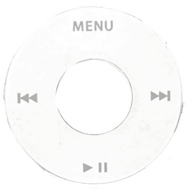 Original White Click Wheel Plastic Assembly for Apple iPod Nano 2nd Generation A1199 Used