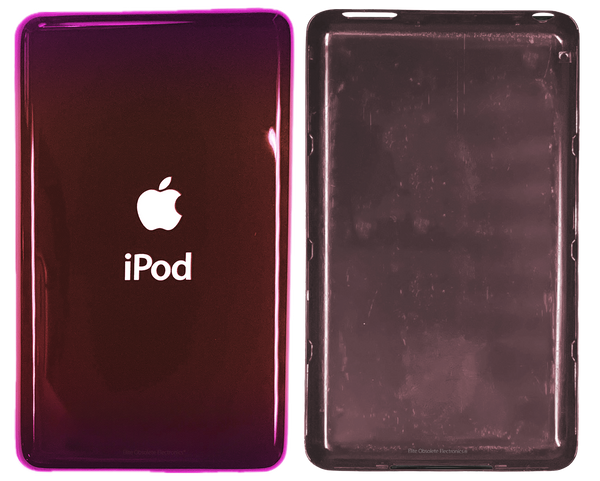 Thick Pink Red Universal Backplate for Apple iPod Video 5th 5.5 A1136 & iPod Classic 6th 7th A1238