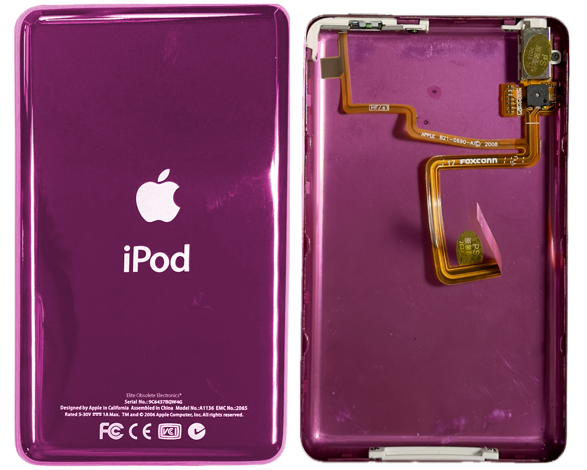 Thick Hyper Pink Universal Backplate for Apple iPod Classic 6th 7th ...