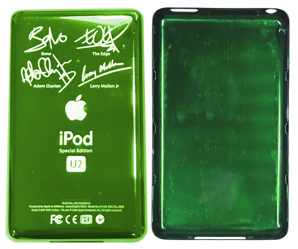 Thin Toxic Green U2 Special Edition Backplate for Apple iPod Classic 6th 7th & iPod Video 5th 5.5 Enhanced