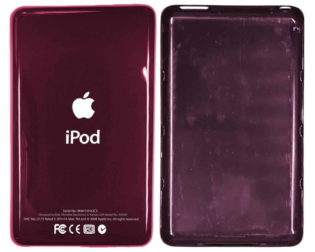 Thin Red Wine Universal Backplate for Apple iPod Video 5th 5.5 Thin Red Wine Universal Backplate for Apple iPod Video 5th 5.5
