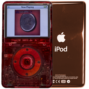 New Apple iPod Video Classic 5th & 5.5 Enhanced Red Atomic Ruby / Atomic Ruby / Atomic Ruby (Rose Gold)