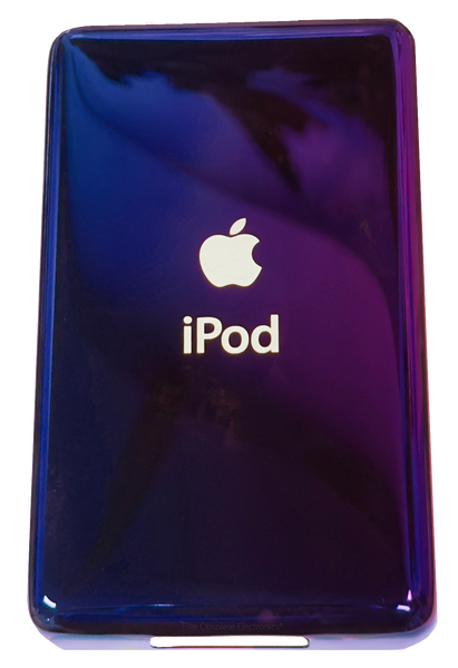 Thick Ultraviolet Purple Blue Backplate for Apple iPod Video 5th 5.5 & iPod Classic 6th 7th A1136 A1238