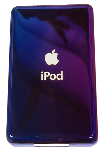 Thick Ultraviolet Purple Blue Backplate for Apple iPod Video 5th 5.5 & iPod Classic 6th 7th A1136 A1238