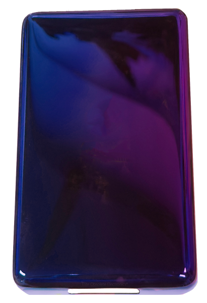 Thick Ultraviolet Purple Blue Fully Blank Backplate for Apple iPod Video 5th 5.5 Enhanced & iPod Classic 6th 7th
