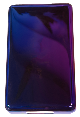 Thick Ultraviolet Purple Blue Fully Blank Backplate for Apple iPod Video 5th 5.5 Enhanced & iPod Classic 6th 7th