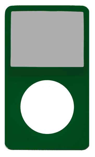 Dark Green Faceplate For Apple iPod Video 5th & 5.5 Generation Plastic A1136