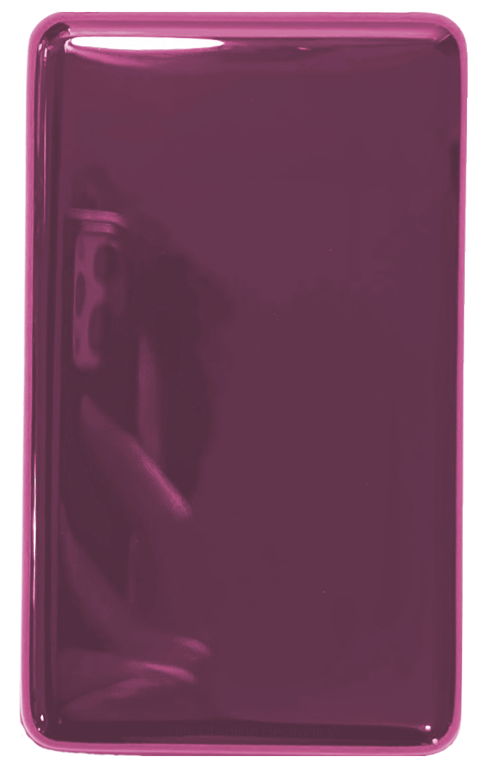 Thin Hyper Pink Fully Blank Backplate for Apple iPod Classic 6th 7th ...