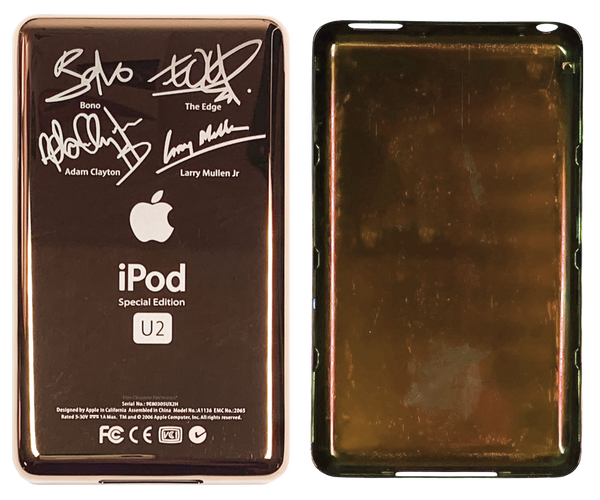 Thick Rose Gold U2 Special Edition Backplate for Apple iPod Video 5th 5.5 & iPod Classic 6th 7th A1136 A1238