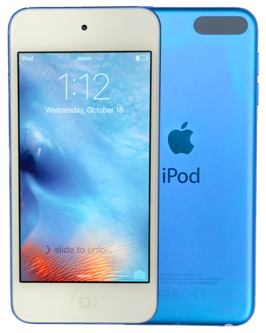 Rare iOS 9 Apple iPod Touch 6th Generation 16GB Blue A1574 Refurbished & Open Box