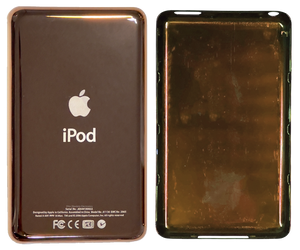 Thin Rose Gold Pink Universal Backplate for Apple iPod Video 5th