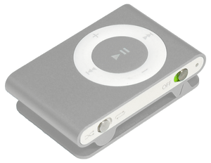 Used Apple iPod Shuffle 2nd Generation 1GB Silver A1204