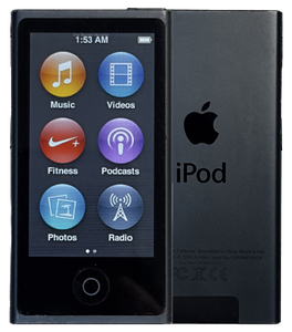 Refurbished Apple iPod Nano 7th Generation 16GB Slate Black Refurbished Apple iPod Nano 7th Generation 16GB Slate Black
