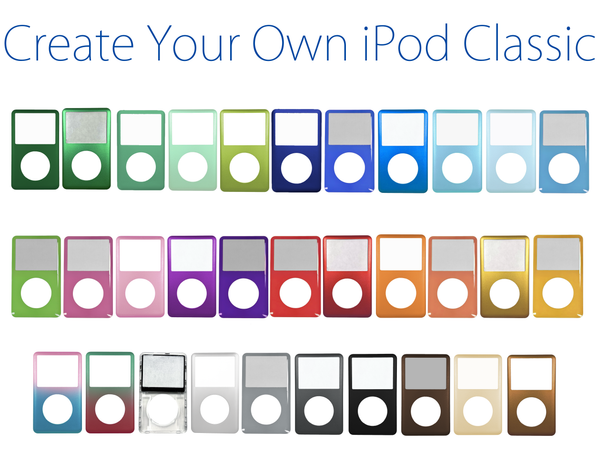 Create Your Own iPod Classic 6th 7th Generation Tarkan iFlash SD Card 650mah 2000mah 3000mah A1238