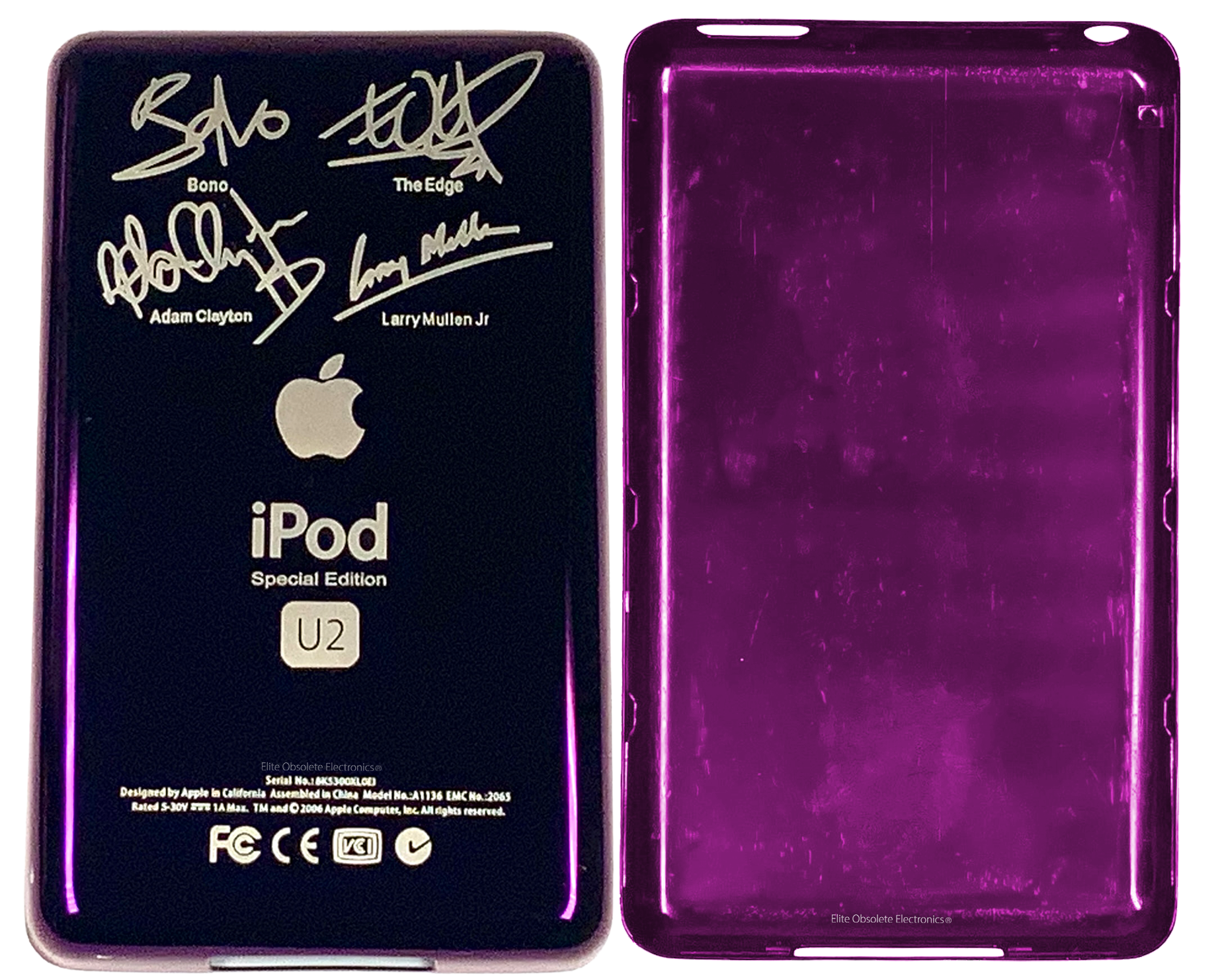 Thin Purple Wine U2 Special Edition Backplate for Apple iPod