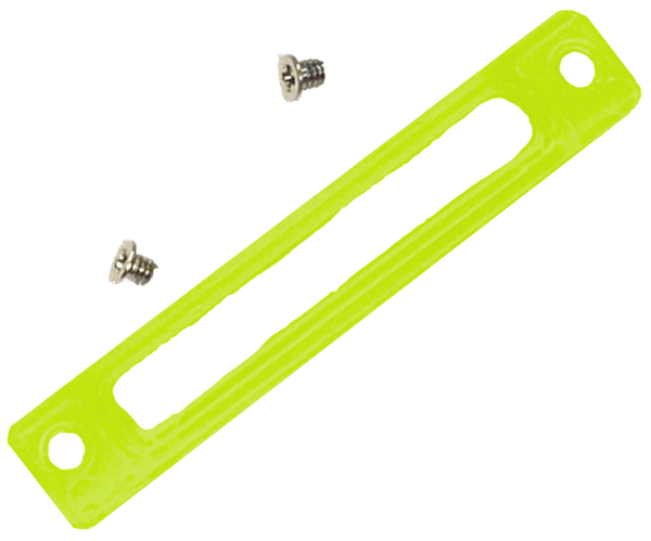 New Atomic Neon Highlighter Yellow Transparent Clear Plastic Dock Bezel for Apple iPod Video 5th 5.5 & iPod Classic 6th 7th A1136 A1238