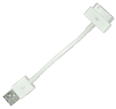 New Mini Super Short 30-Pin USB Charge & Sync Cable for iPod (4 Inches / 10cm)