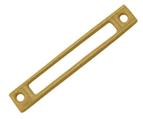 New Atomic Gold Metallic Transparent Clear Plastic Dock Bezel for Apple iPod Video 5th 5.5 & iPod Classic 6th 7th A1136 A1238