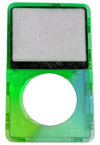 Atomic Green Dream Transparent Clear Faceplate For Apple iPod Video 5th & 5.5 Generation Plastic