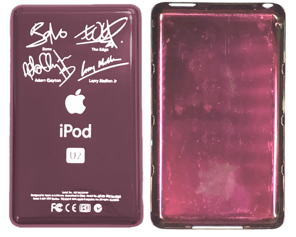 Thick Blush Pink U2 Special Edition Backplate for Apple iPod Video 5th 5.5 Enhanced A1136 & iPod Classic 6th 7th A1238