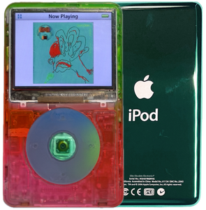 New Apple iPod Video Classic 5th & 5.5 Enhanced Atomic Watermelon / Polychrome / Atomic Clover (Green)