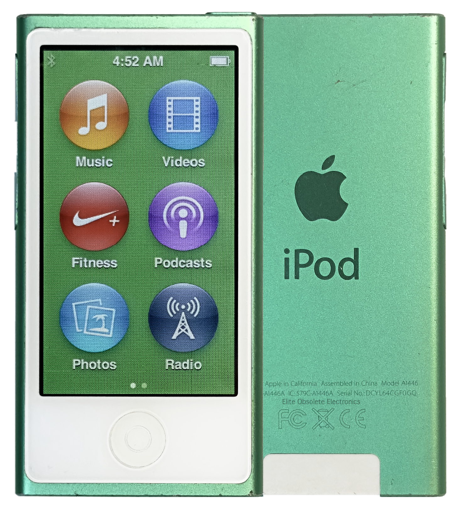 Refurbished Apple iPod Nano 7th Generation 16GB Green MD478LL/A Refurbished Apple iPod Nano 7th Generation 16GB Green MD478LL/A