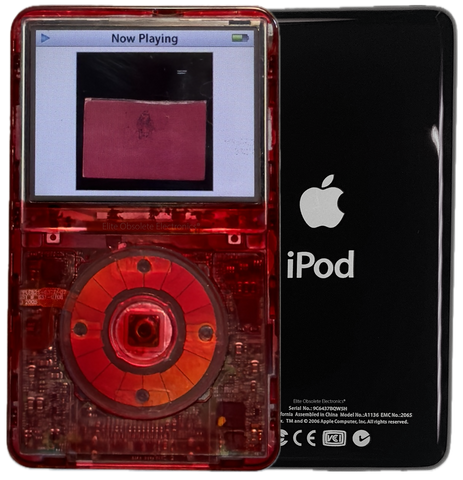 New Apple iPod Video Classic 5th & 5.5 Enhanced Red Atomic Ruby / Atomic Ruby / Atomic Ruby (Black)