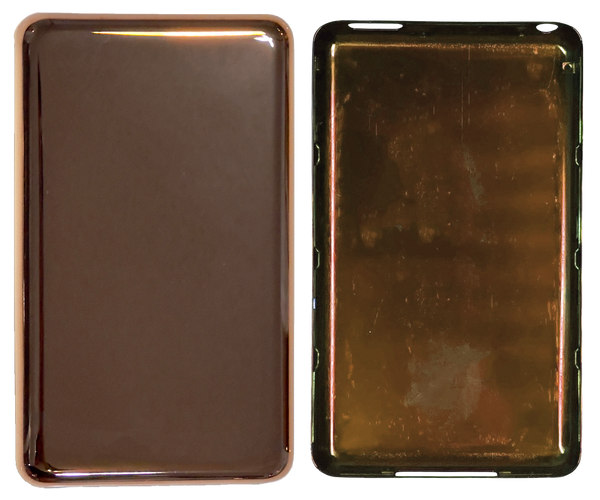 Thick Rose Gold Pink Fully Blank Backplate for Apple iPod Video 5th 5.5 Enhanced A1136 & iPod Classic 6th 7th A1238
