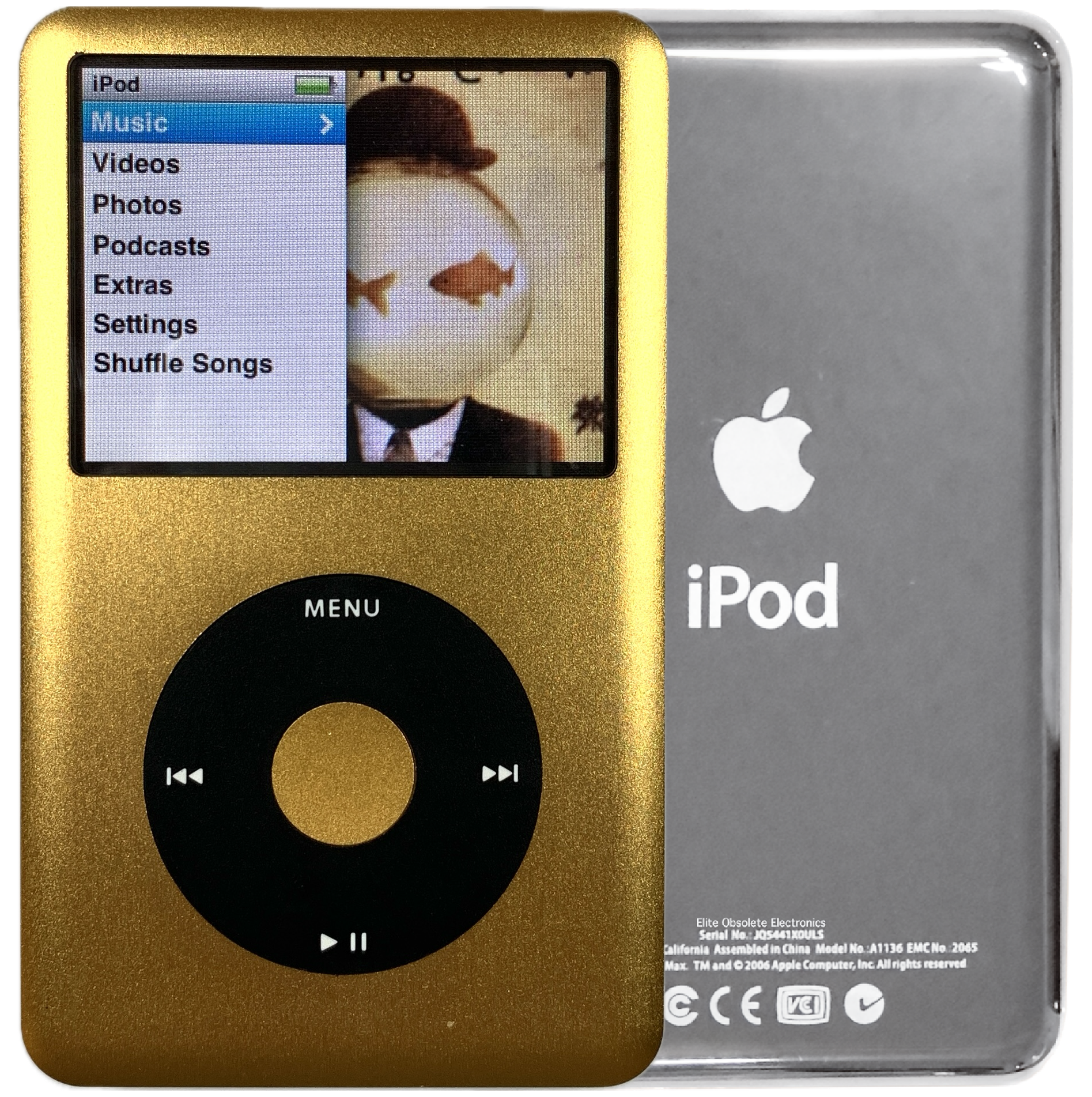 New Apple iPod Classic 6th & 7th Generation Gold / Black / Gold (Silver)