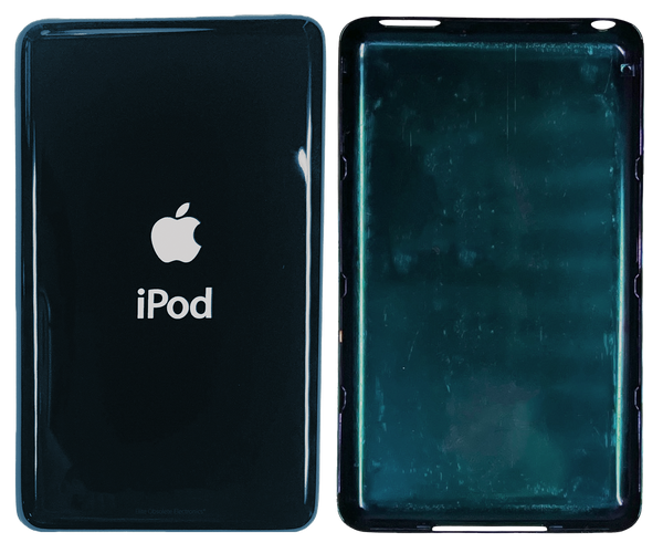 Thin Storm Cloud Blue Universal Backplate for Apple iPod Video 5th 5.5 A1136 & iPod Classic 6th 7th A1238