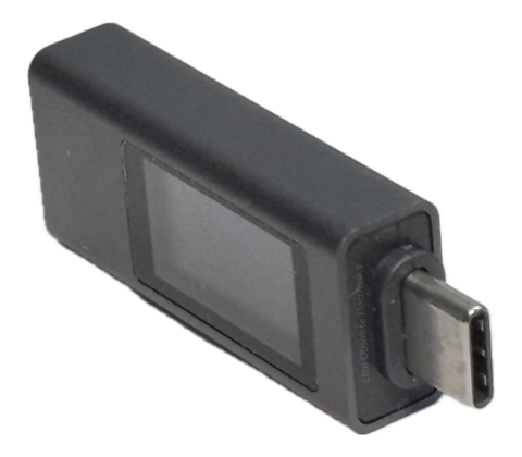 USB Type C LCD Multimeter Voltage Amperage Wattage Monitor Passthrough