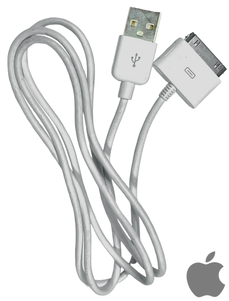 Original Apple USB 2.0 to 30-Pin Squeeze Cable M9569G/A