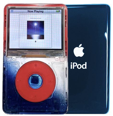 New Apple iPod Video Classic 5th & 5.5 Enhanced Atomic Liberty / Atomic Mica Red / Atomic Ice (Aqua)