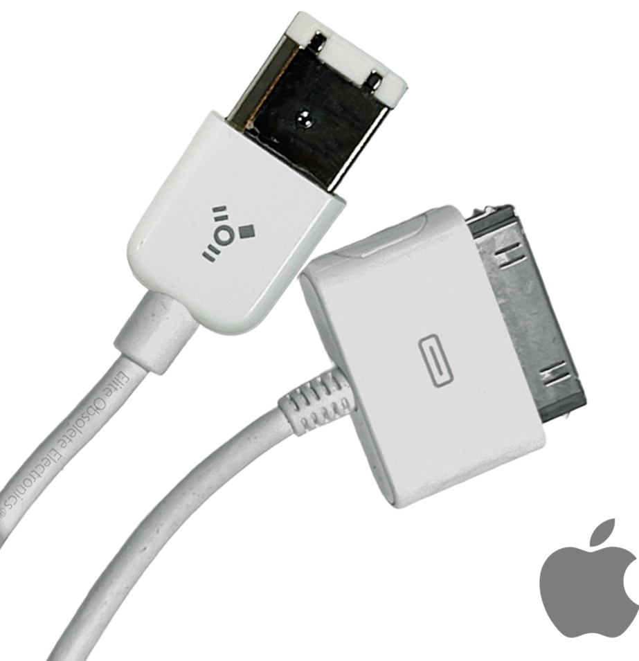 Original Apple FireWire 400 to 30-Pin Squeeze Cable M9127G/A