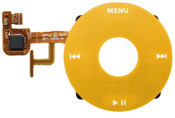 Yellow Click Wheel Flex for Apple iPod Video 5th 5.5 A1136
