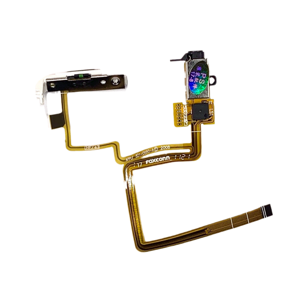 Thick Black Audio Headphone Jack & Hold Switch for Apple iPod Video 5th 5.5 & iPod Classic 6th 7th A1136 A1238