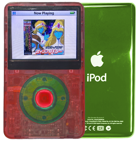 New Apple iPod Video Classic 5th & 5.5 Enhanced Atomic Lychee / Atomic Clover / Atomic Lychee (Toxic Green)
